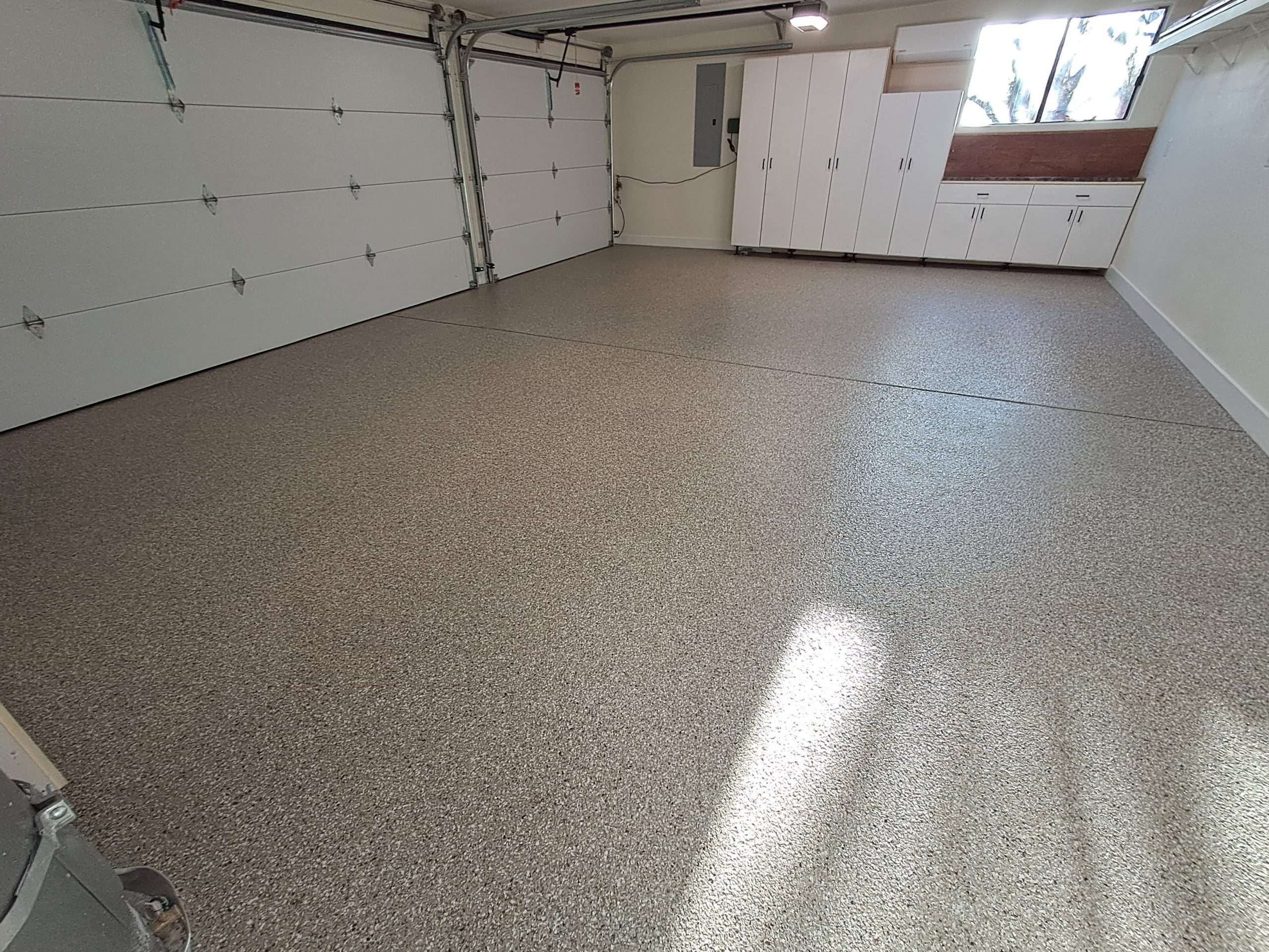 Epoxy Flake Flooring project in St. George, Utah