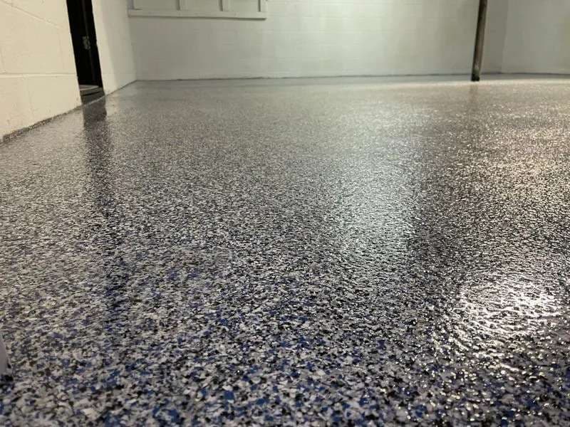 Epoxy Flake Flooring project in St. George, Utah