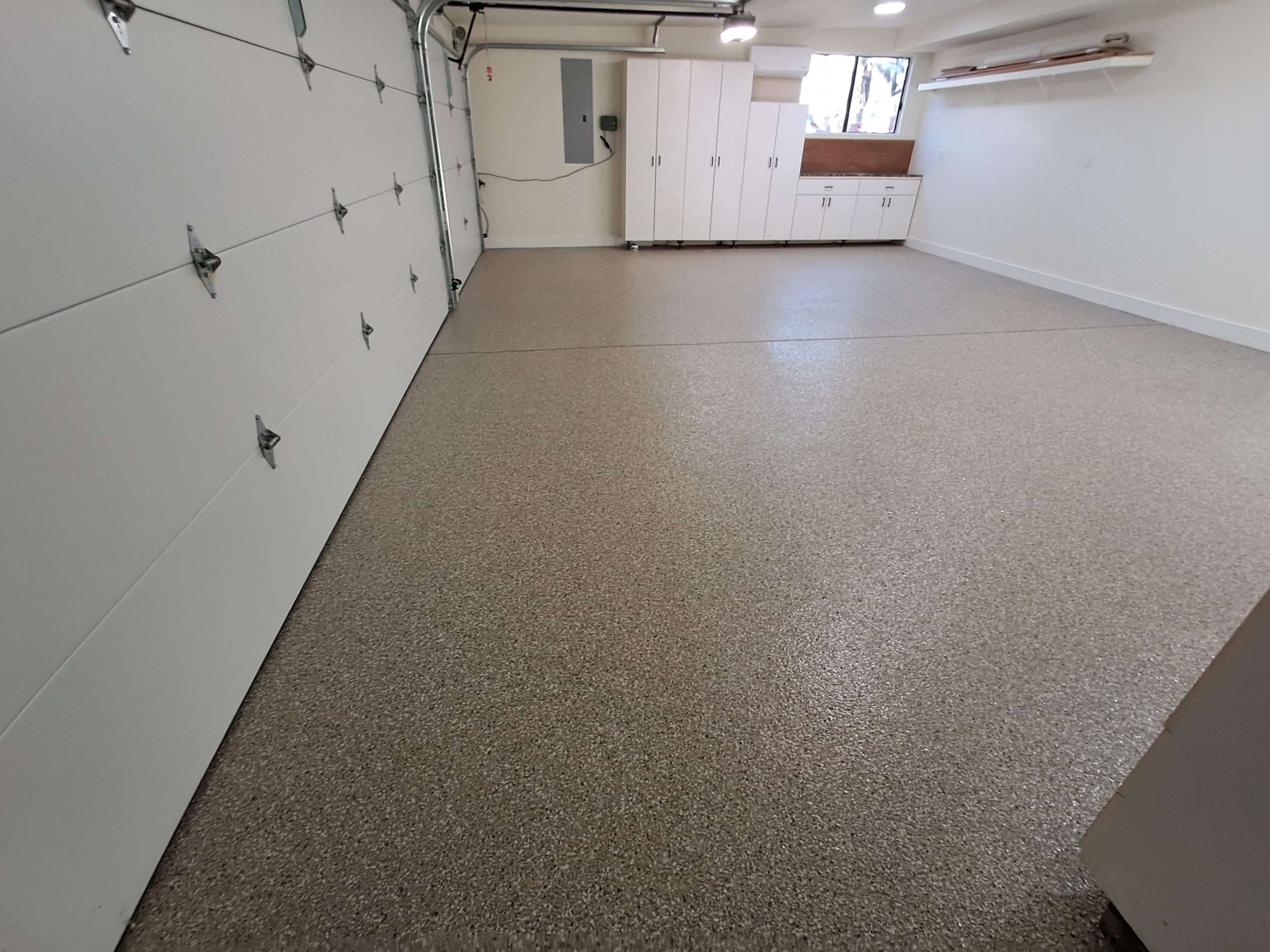 Epoxy Flake Flooring project in St. George, Utah