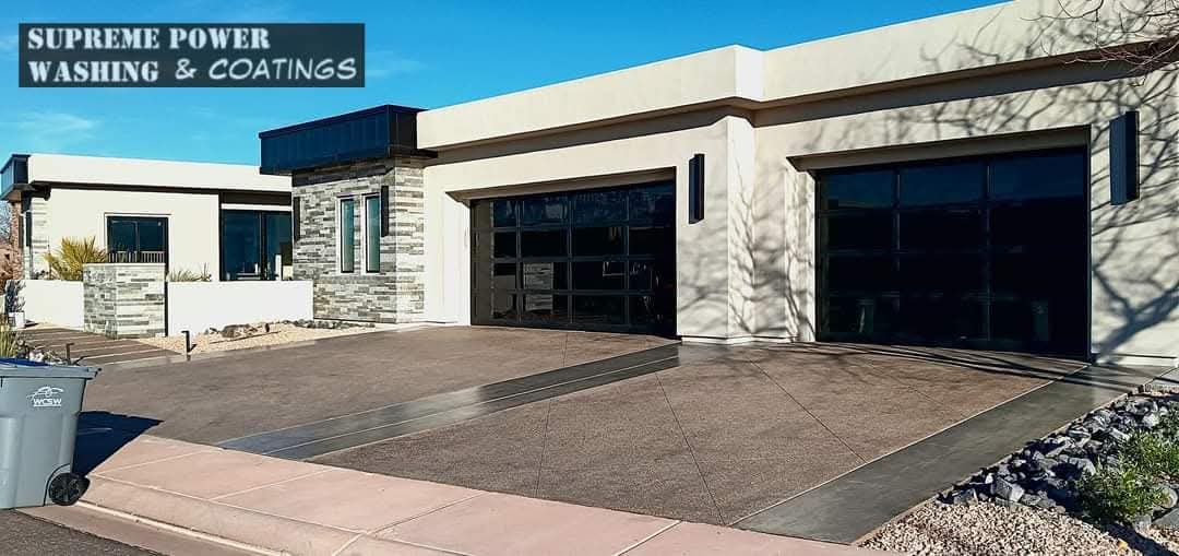 Supreme Power Washing & Coatings project in St. George, Utah