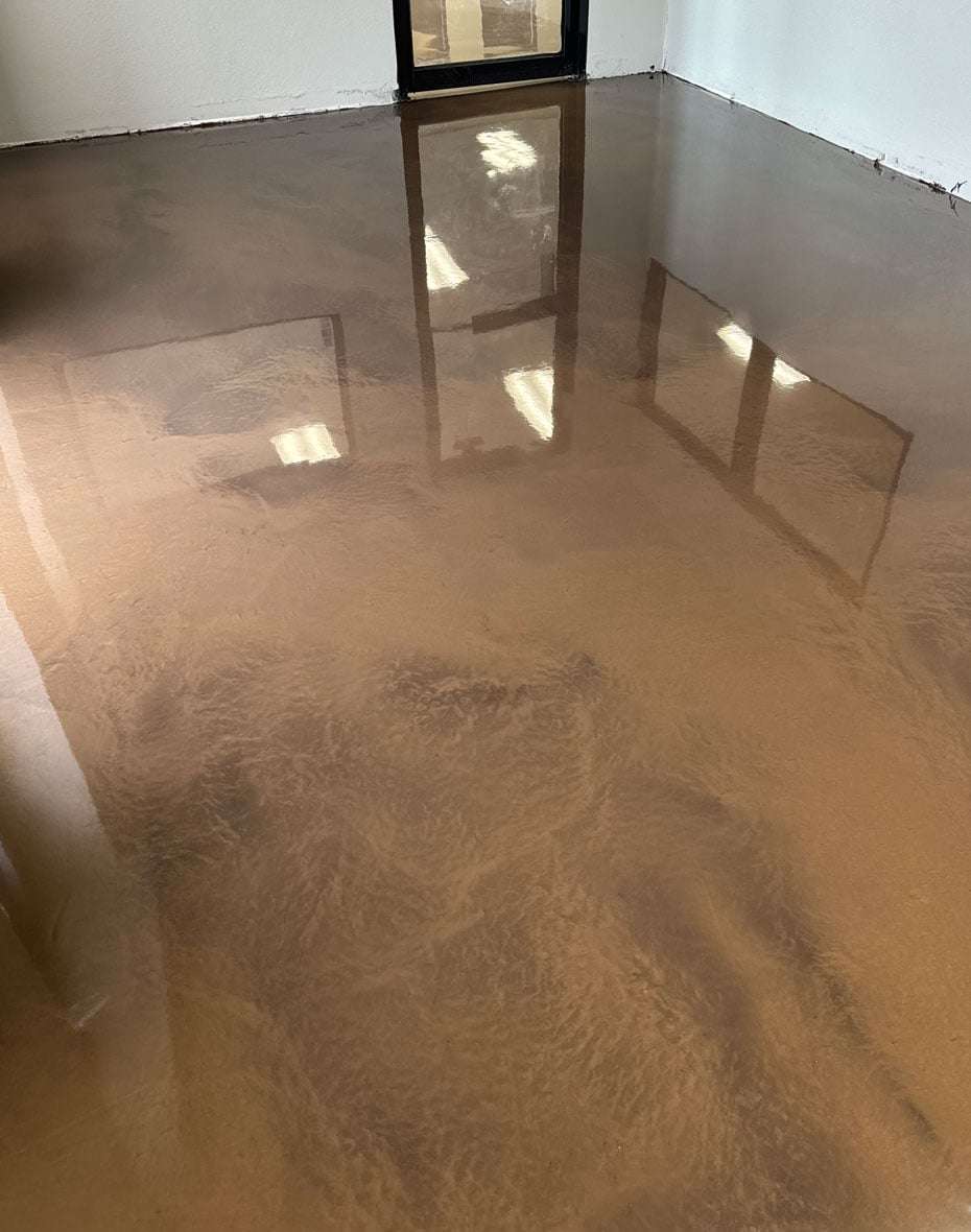 Metallic Epoxy project in St. George, Utah