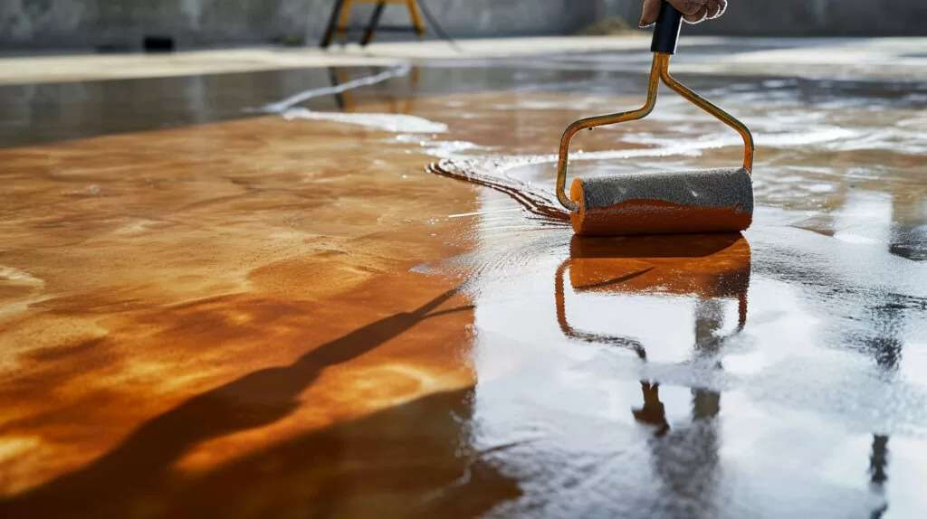 Concrete Staining project in St. George, Utah