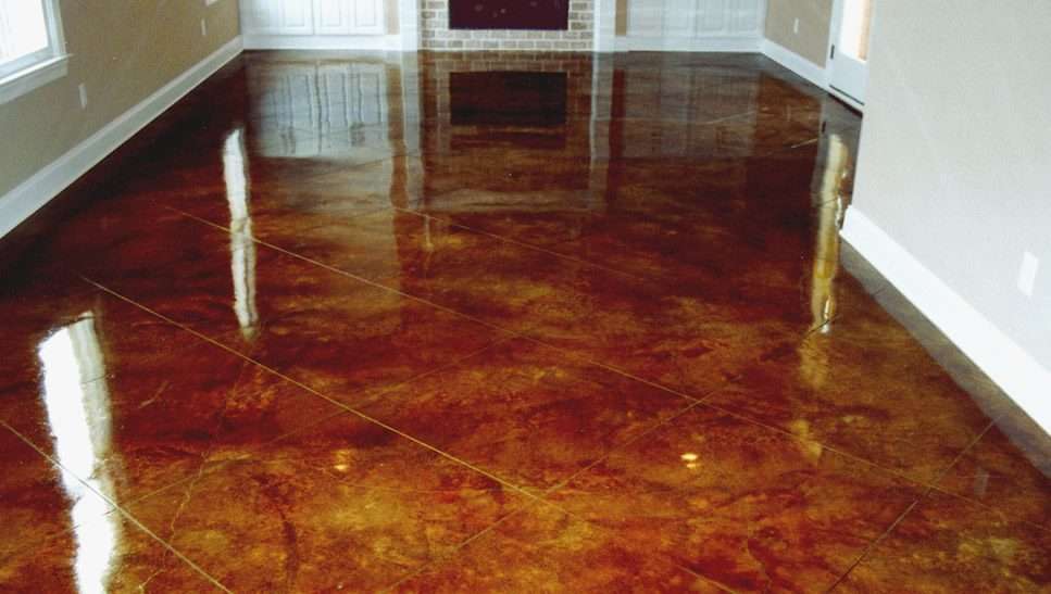 Concrete Staining project in St. George, Utah