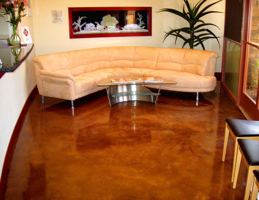 Concrete Staining project in St. George, Utah